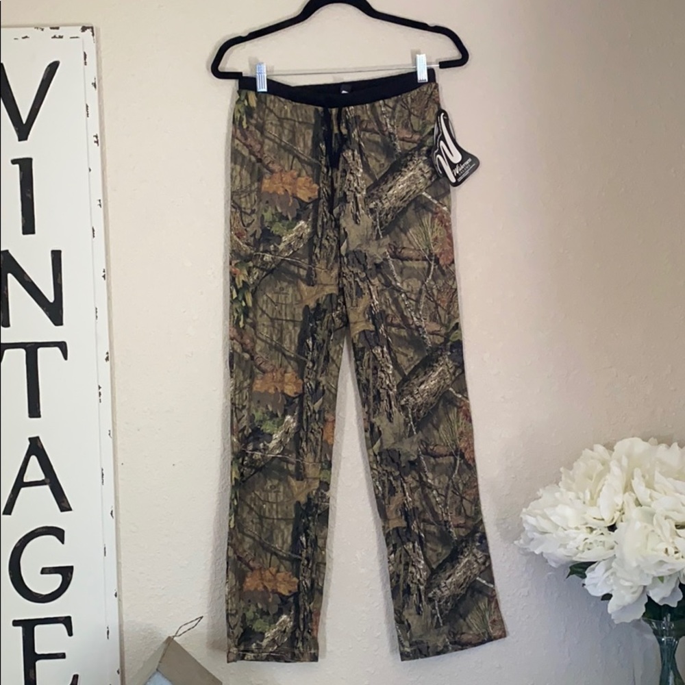 Camouflage pajama set new with tags drawstring